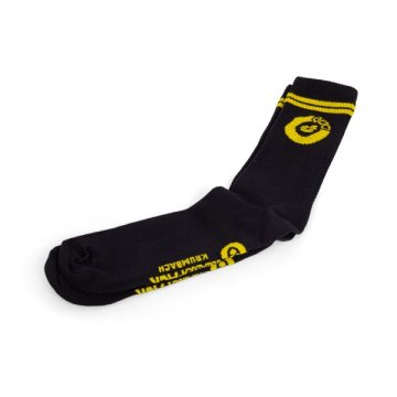 Sport-Socken schwarz / gelb