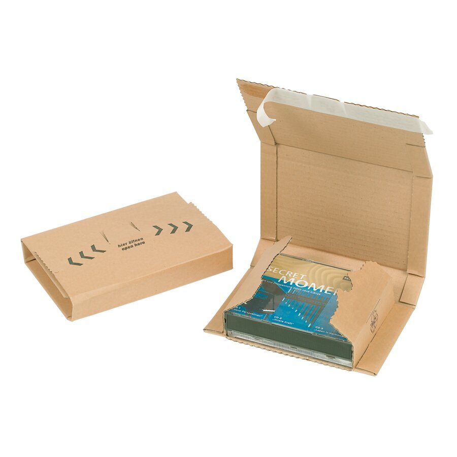 Mit praktischem Selbstklebe-Verschluss und dank Aufreißfaden leicht zu öffnen Mit praktischem Selbstklebe-Verschluss und dank Aufreißfaden leicht zu öffnen