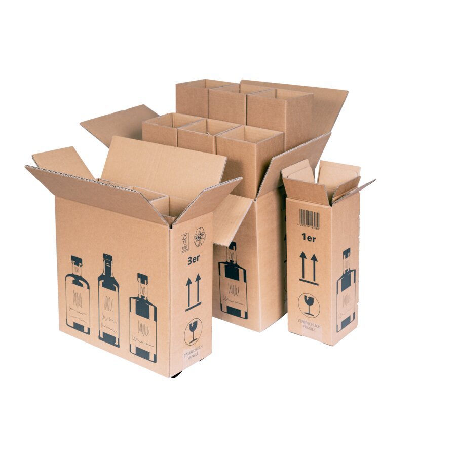 Versandkartons für Gin-Flaschen Versandkartons für Gin-Flaschen