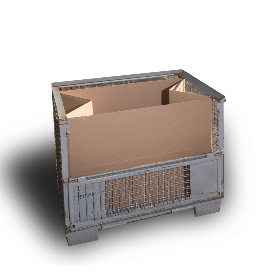 Gitterboxauskleidung aus Wellpappe Gitterboxauskleidung aus Wellpappe