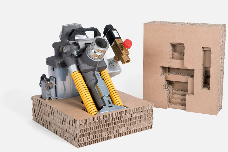 Inlays aus Wellpappe